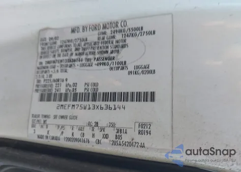 2003 Mercury Grand Marquis Ls from USA, damaged, VIN 2MEFM75W13X636144